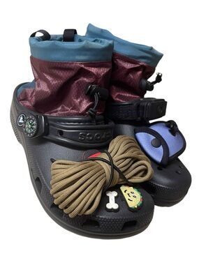 Nicole Mclaughlin x Crocs Classic Clog “Survival Kit” Campsite Size W8/6M NEW